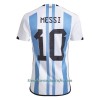 Camiseta de fútbol Argentina Messi 10 Primera Equipación Mundial 2022 - Hombre